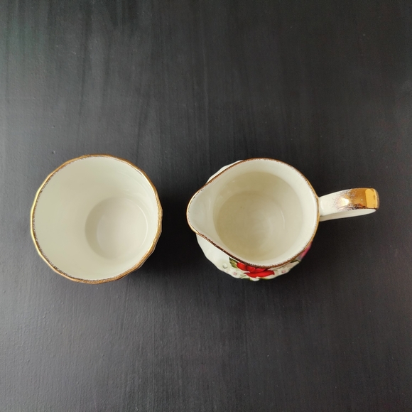 Vintage | Aynsley & Co. Ltd | English Ironstone | creamer & sugar bowl - Picture 13 of 16